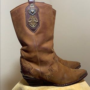 Vintage Zodiac Leather boots women’s size 6M